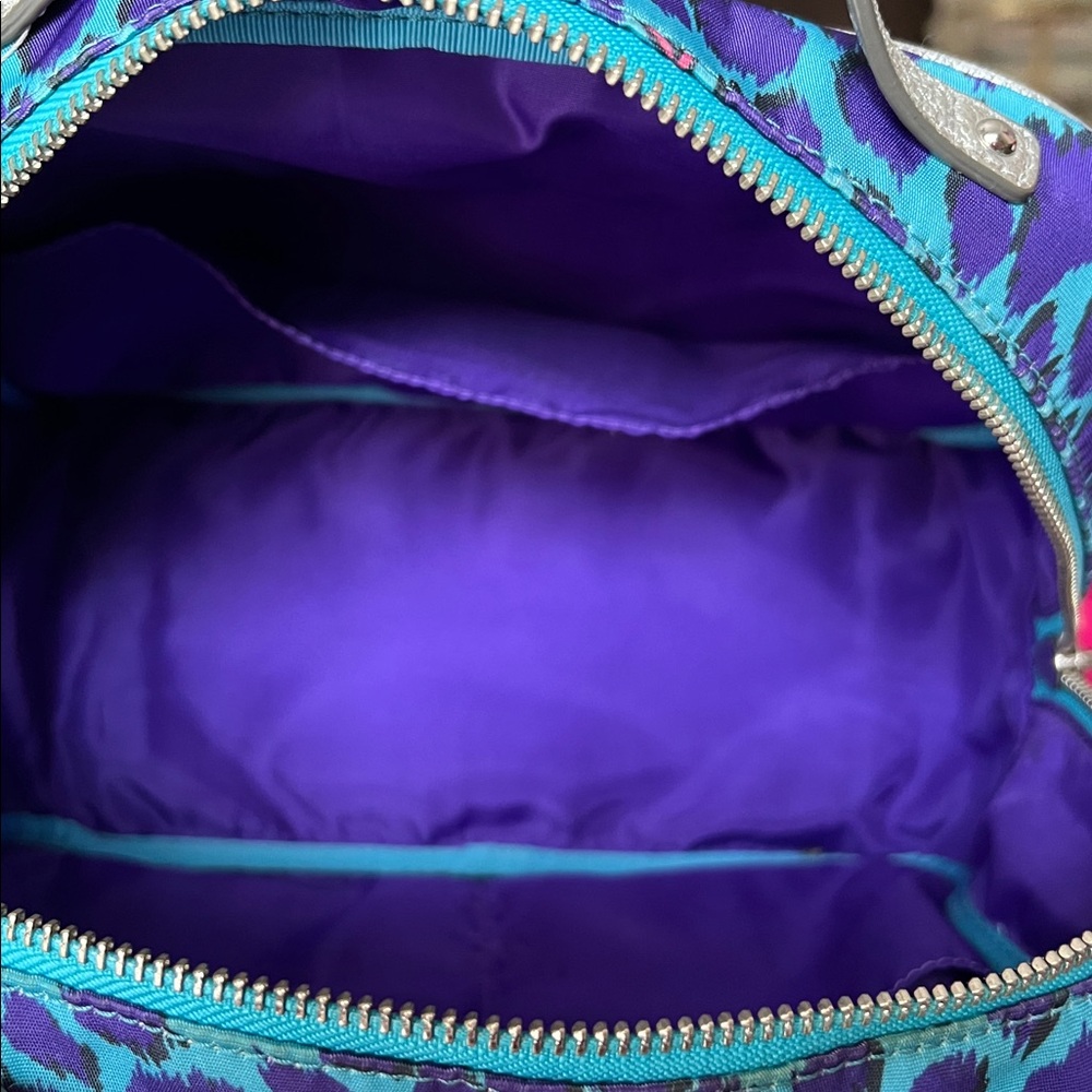 Coach Poppy Ocelot Cosmetic Case-Like New - Picture 16 of 16